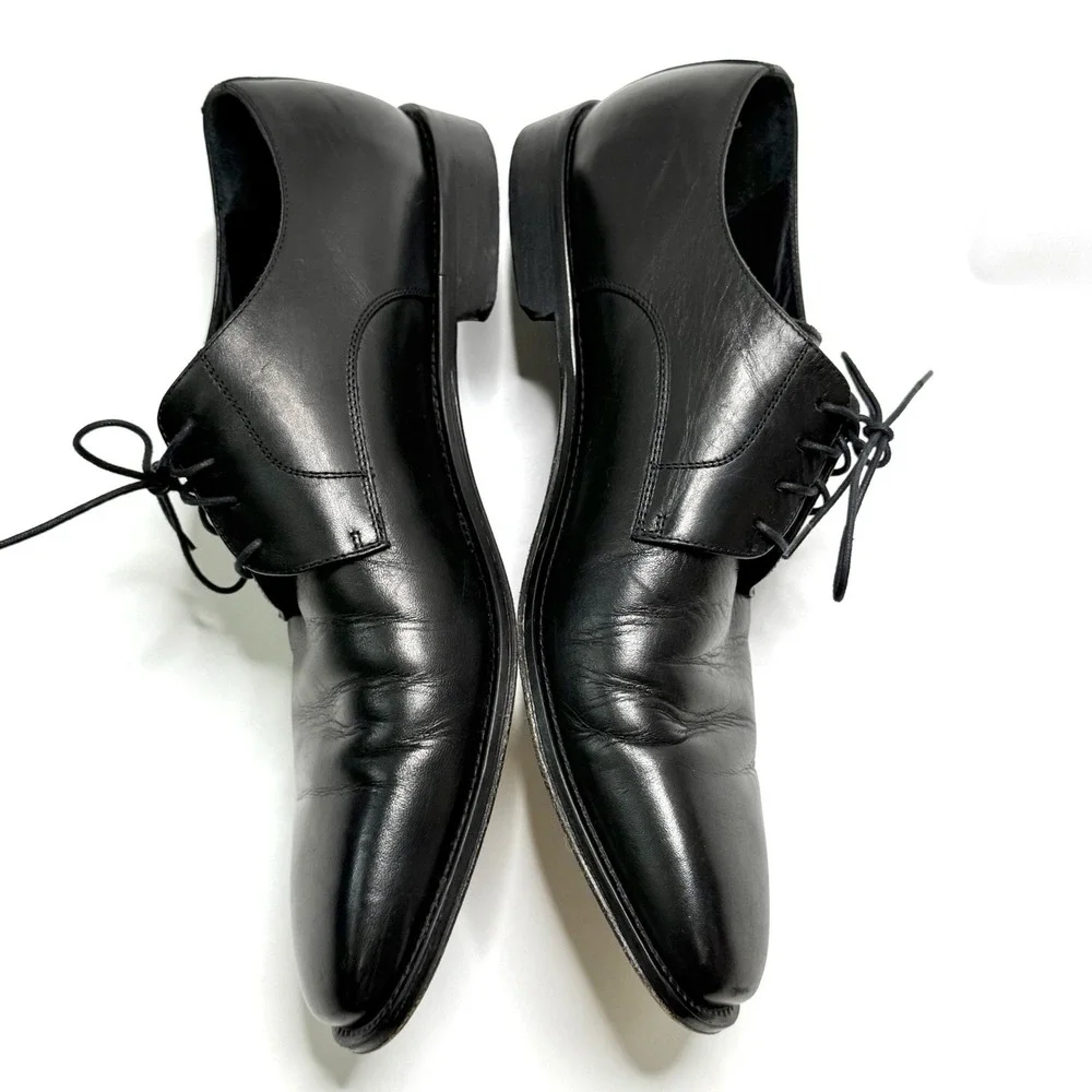Broletto To Boot New York Mens Dress Shoes Black Leather Italian Oxford 13 M